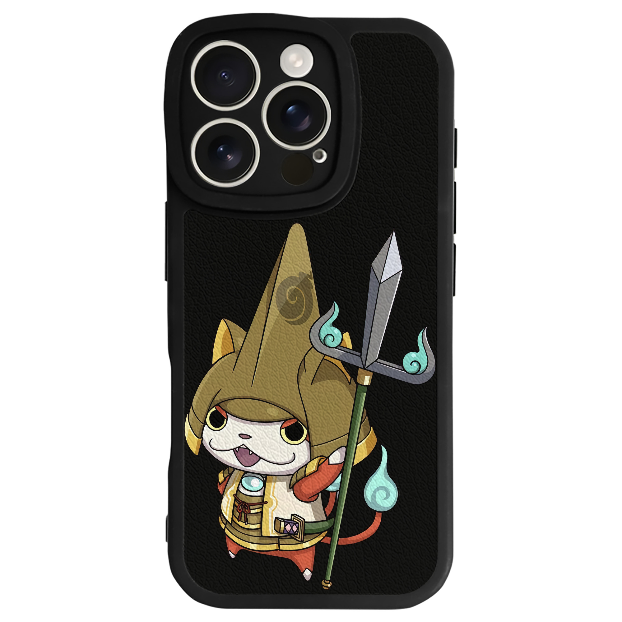 （画像用） 妖怪ウォッチ Yo-kai Watch 【iPhone 16シリーズ対応】シリコンスマホケース（レザー調） 材質：シリコン